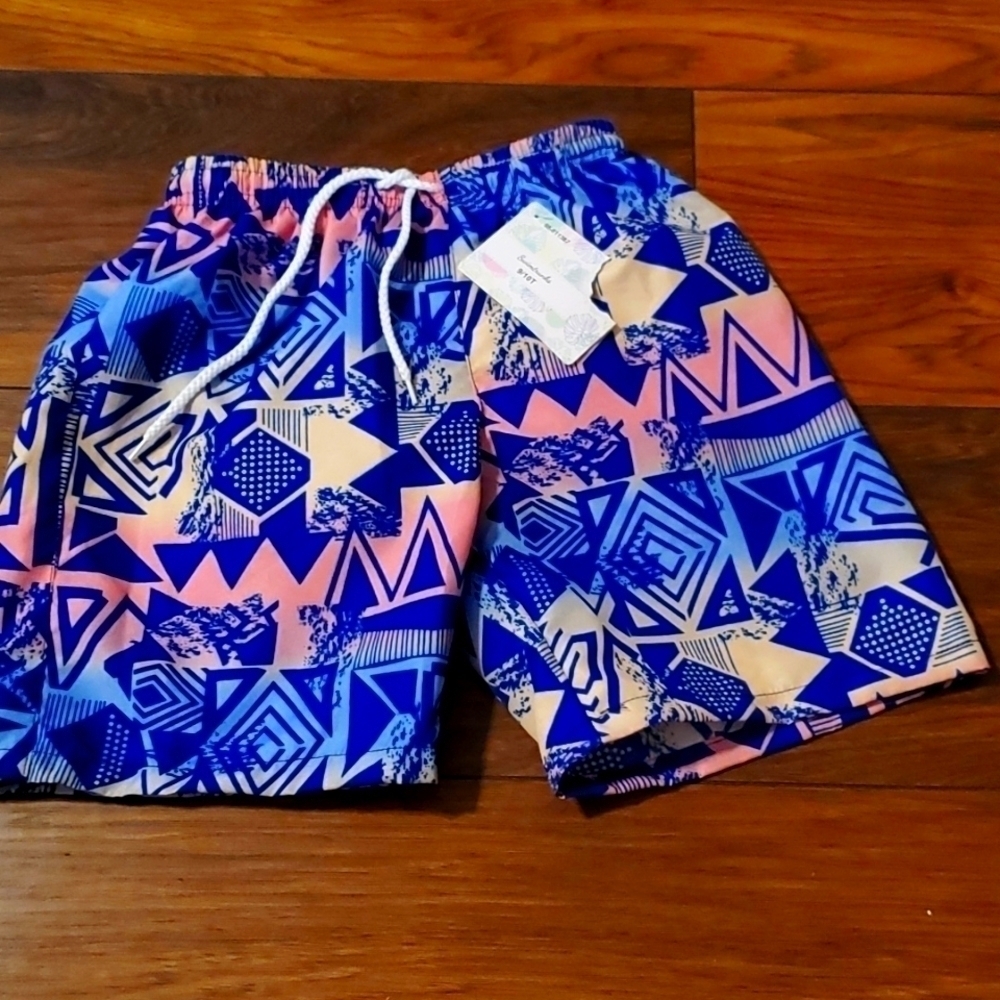 Cool boys lined swim trunks. Size 9T